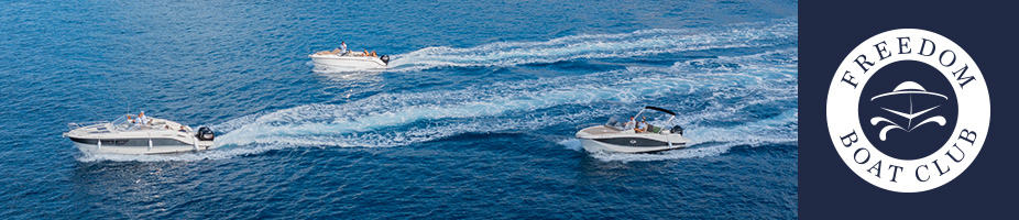 Speed boats on the water